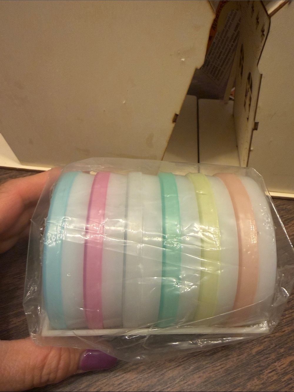 Tupperware Pastel Multi-Color Stackable Food Storage Containers - Picture 2 of 7
